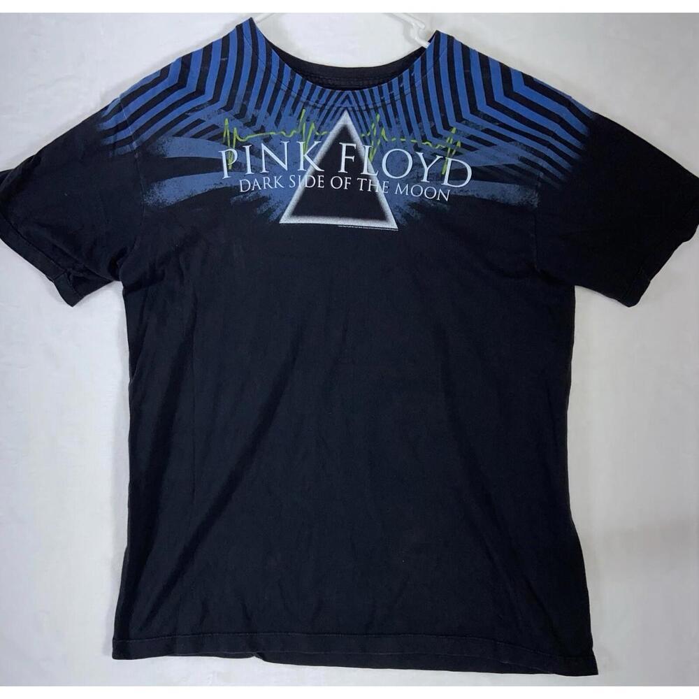 Quail Hollow Mens XL Black PINK FLOYD Dark Side of Moon Short Sleeve T-Shirt